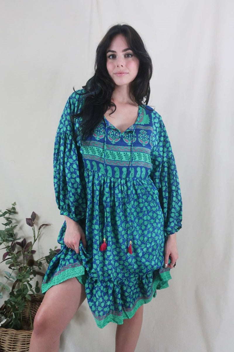 Bohemian Mini Dresses 1960s Hippie Tunic Dress All About Audrey All About Audrey Vintage Boutique