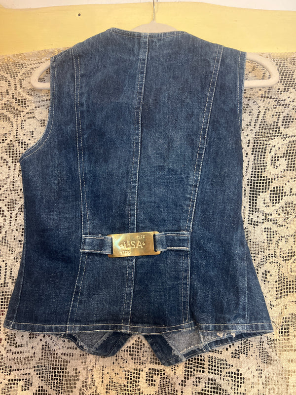 Denim Waistcoat Private Listing for Mikki arranged via Instagram on 10/01/2025