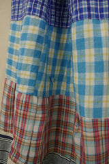 Adelaide Patchwork Maxi Skirt in Spring Picnic Plaid by All About Audrey