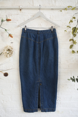 Vintage Denim Skirt - DKNY Classic Blue Pencil - Size W29