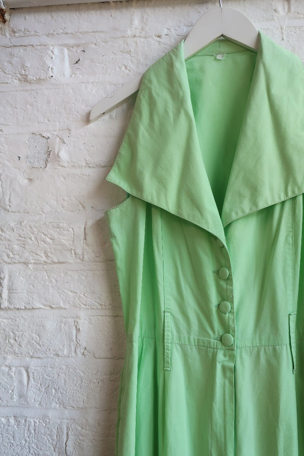 Vintage Jumpsuit - Mint Green Groovin' - Size S/M by All About Audrey