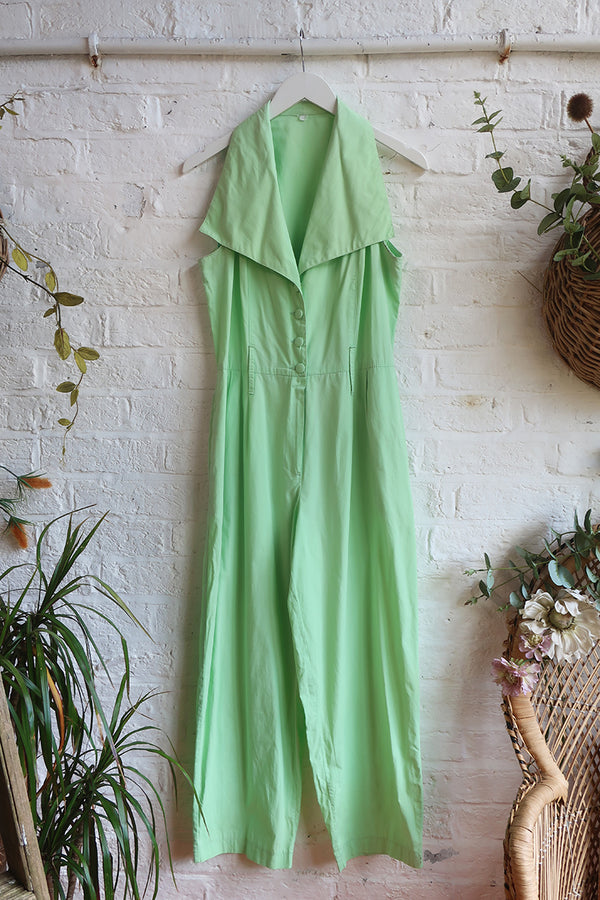 Vintage Jumpsuit - Mint Green Groovin' - Size S/M by All About Audrey
