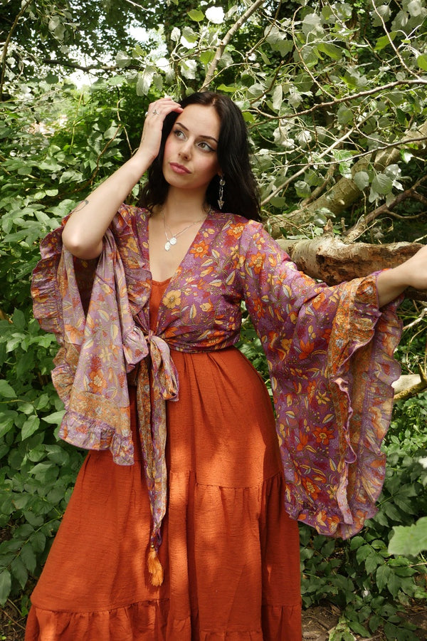 Folklore Floral Collection 70s Boho Wrap Styles All About Audrey All About Audrey Vintage Boutique