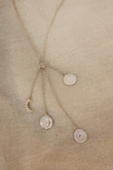 Silver Sun, Moon & Star Necklace by All About Audrey