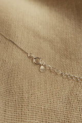 Silver Lovers Rose Charm Necklace by All About Audrey