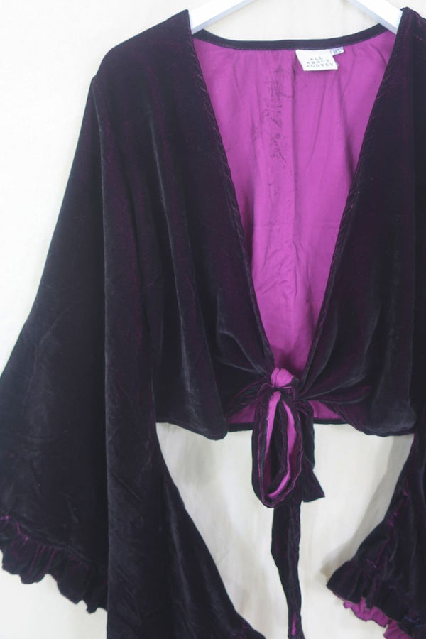 Khroma Venus Wrap Top in New Moon Purple by all about audrey