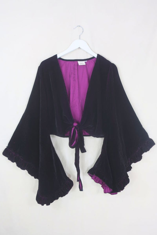 Khroma Venus Wrap Top in New Moon Purple by all about audrey
