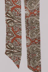 Skinny Scarf in Sinatra Copper Mandala Paisley