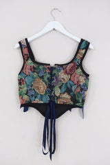 Antoinette Tapestry Corset in Garden of Versailles Floral