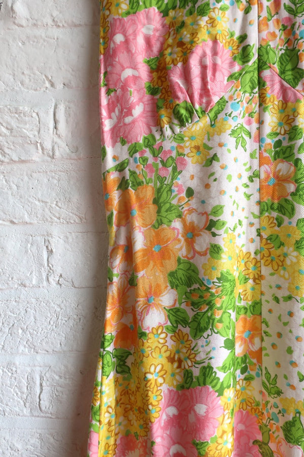 Vintage Maxi Dress - Blooming Floral Garden Party - Size XS by All About Audrey