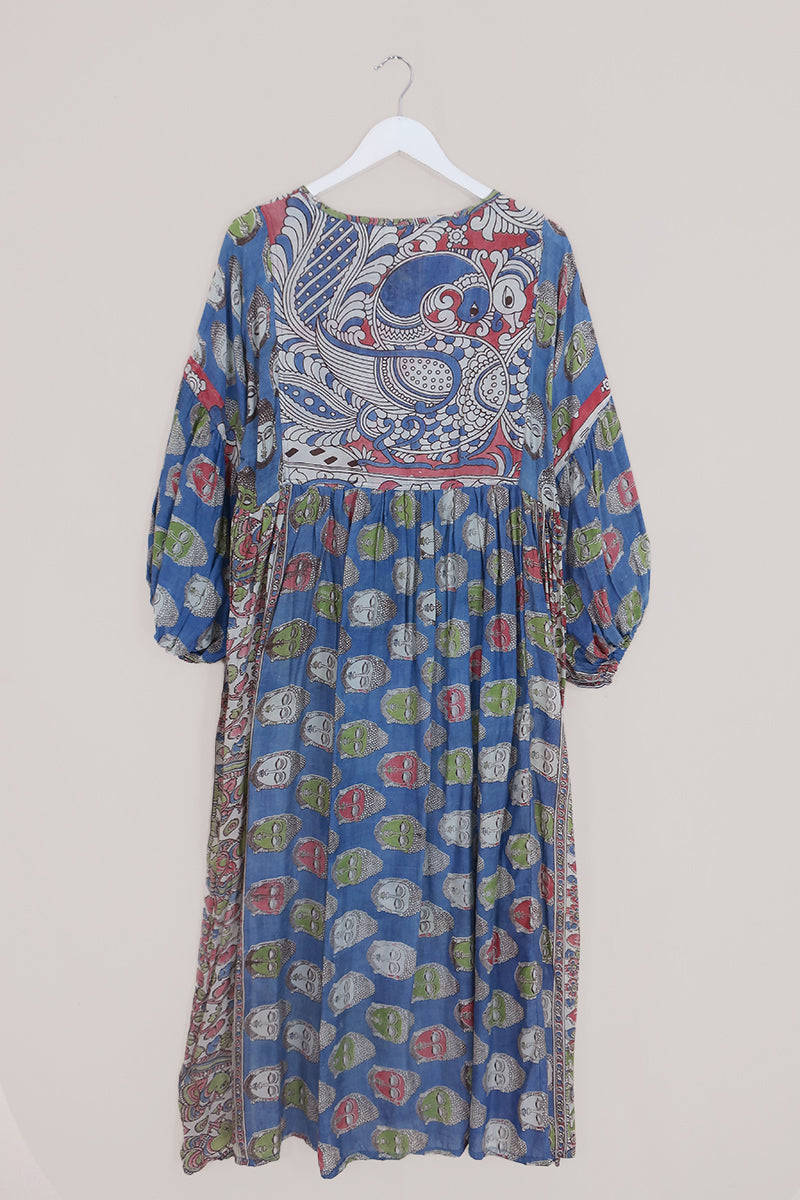 Daisy Maxi Smock Dress -  - Vintage Cotton - Size S/M