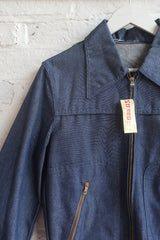 Vintage Retro Denim Jacket - Size S/M by All About Audrey