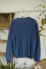 Vintage Cashmere Jumper in Blueberry - Size XXL by All About Audrey