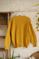 Vintage Knit Cardigan - Soft Country Yellow Rose - Size S by All About Audrey