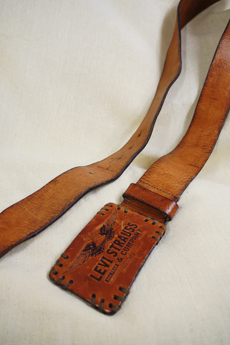 Vintage Belt - Rust Levi's Leather - Free Size by All About Audrey