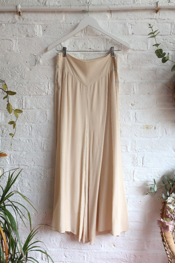 SALE | Vintage High Waisted Culottes - Pop the Champagne - W27 by All About Audrey